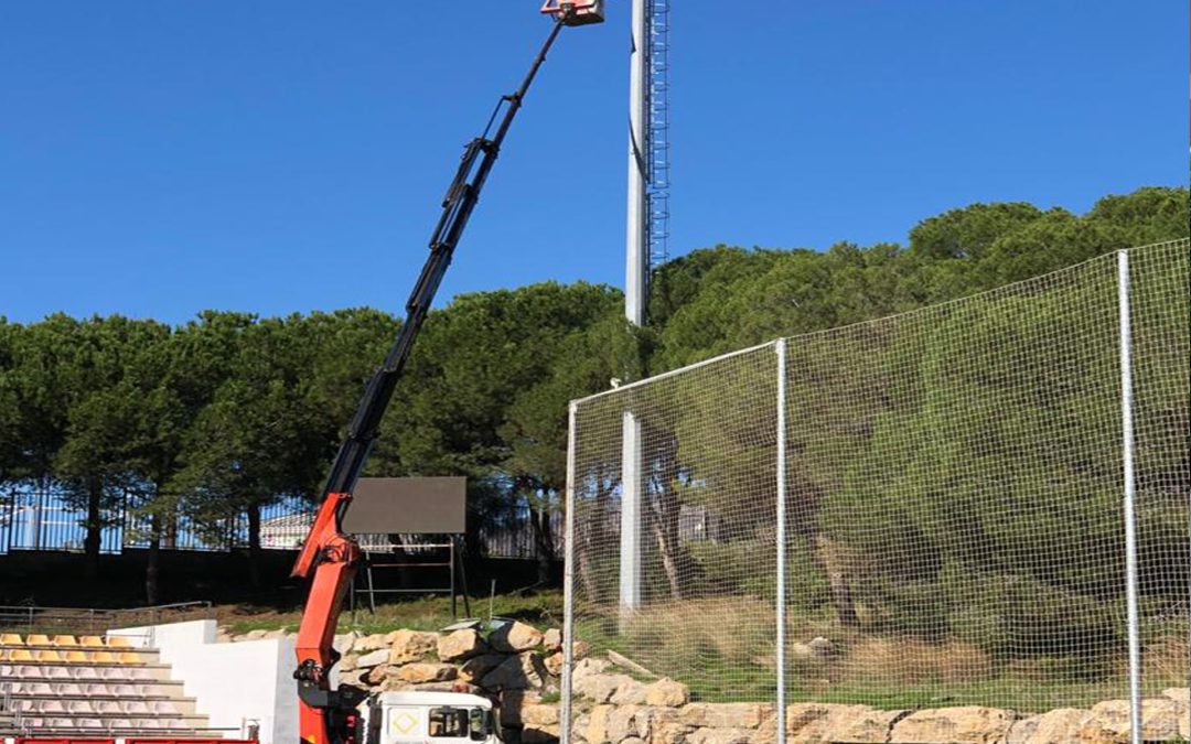 Obra Estadio Muñoz Pérez