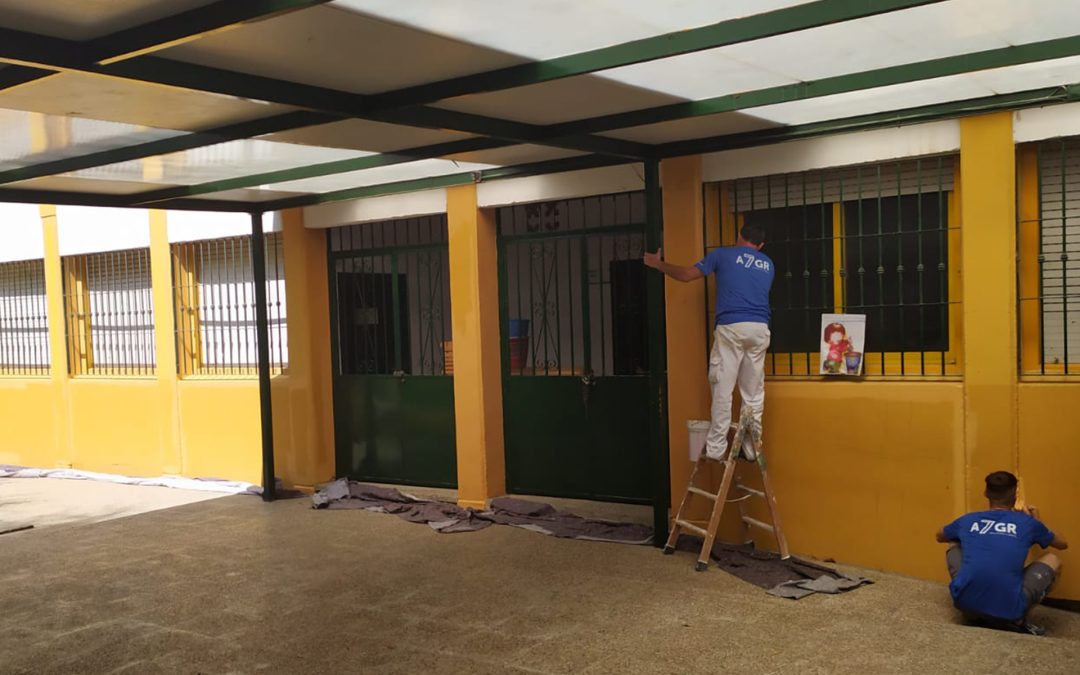 Plan especial de pintado en Colegios de Estepona