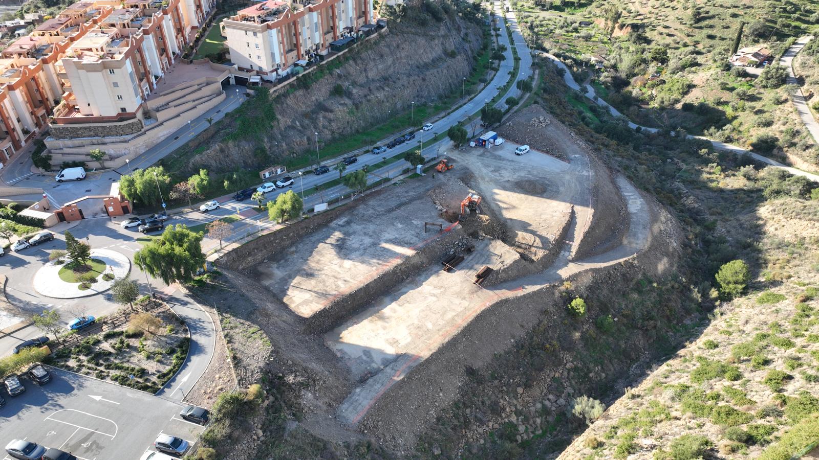 MOVIMIENTO DE TIERRAS PARA EL EDIFICIO DEL PARQUE DE BOMBEROS, CENTRAL DE EMERGENCIAS Y SEDE DEL CONSORCIO PROVINCIAL DE BOMBEROS DE MÁLAGA-RINCÓN DE LA VICTORIA
